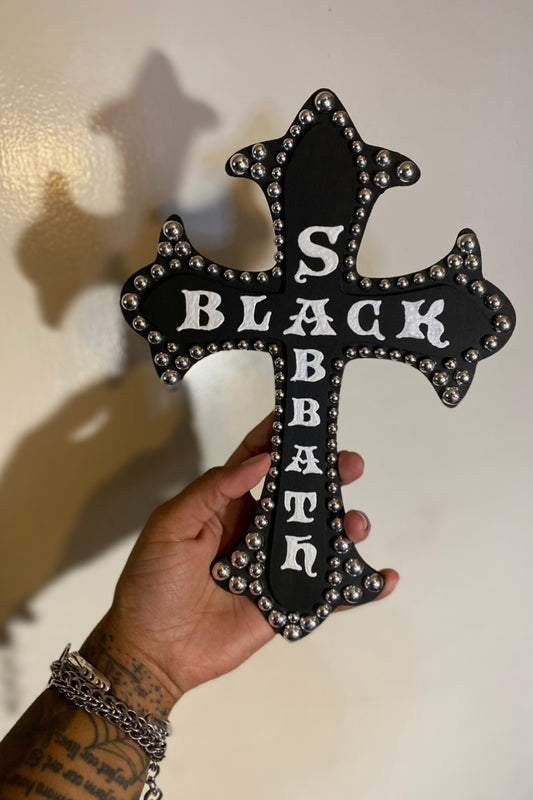 Black Sabbath Cross Wall Decor