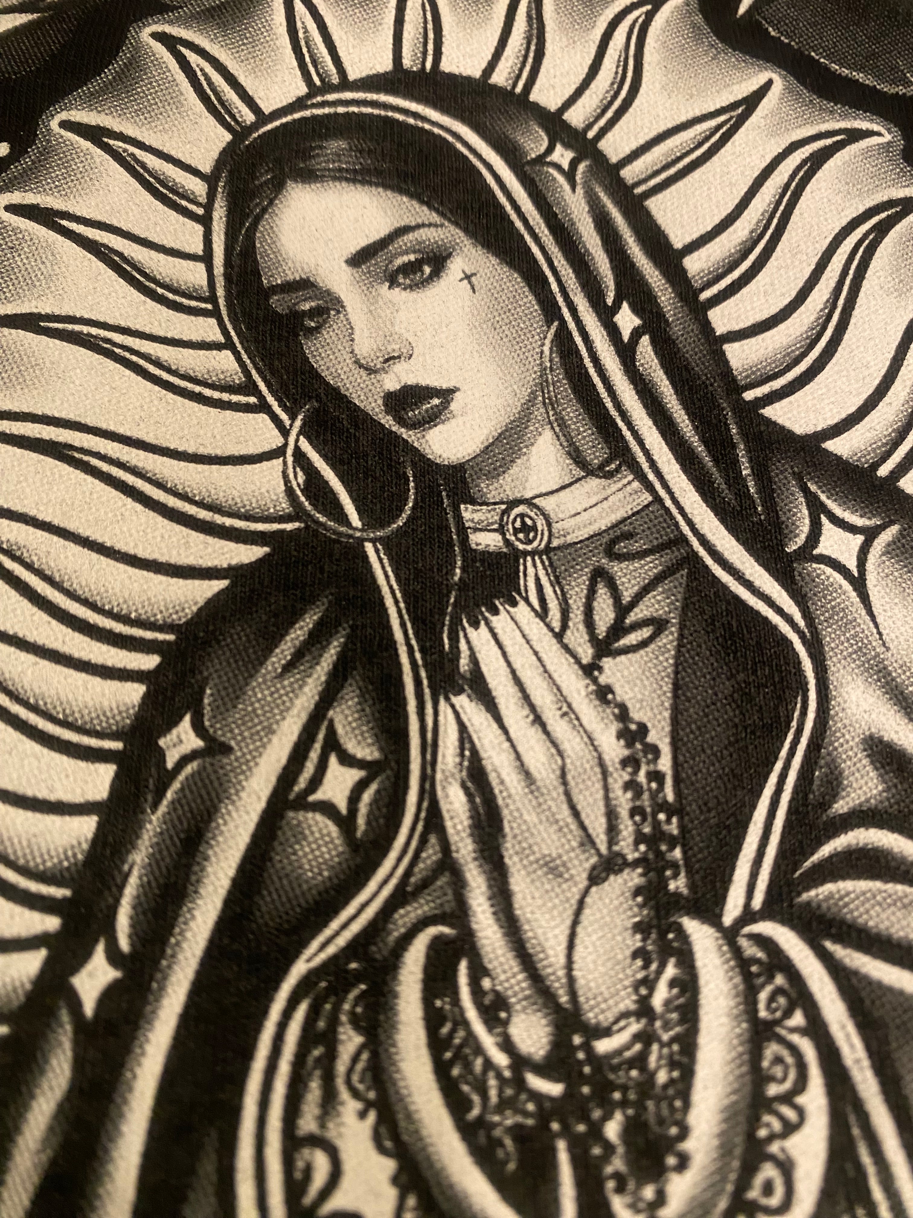 LA VIRGEN BACKLESS CROPPED HALTER TOP