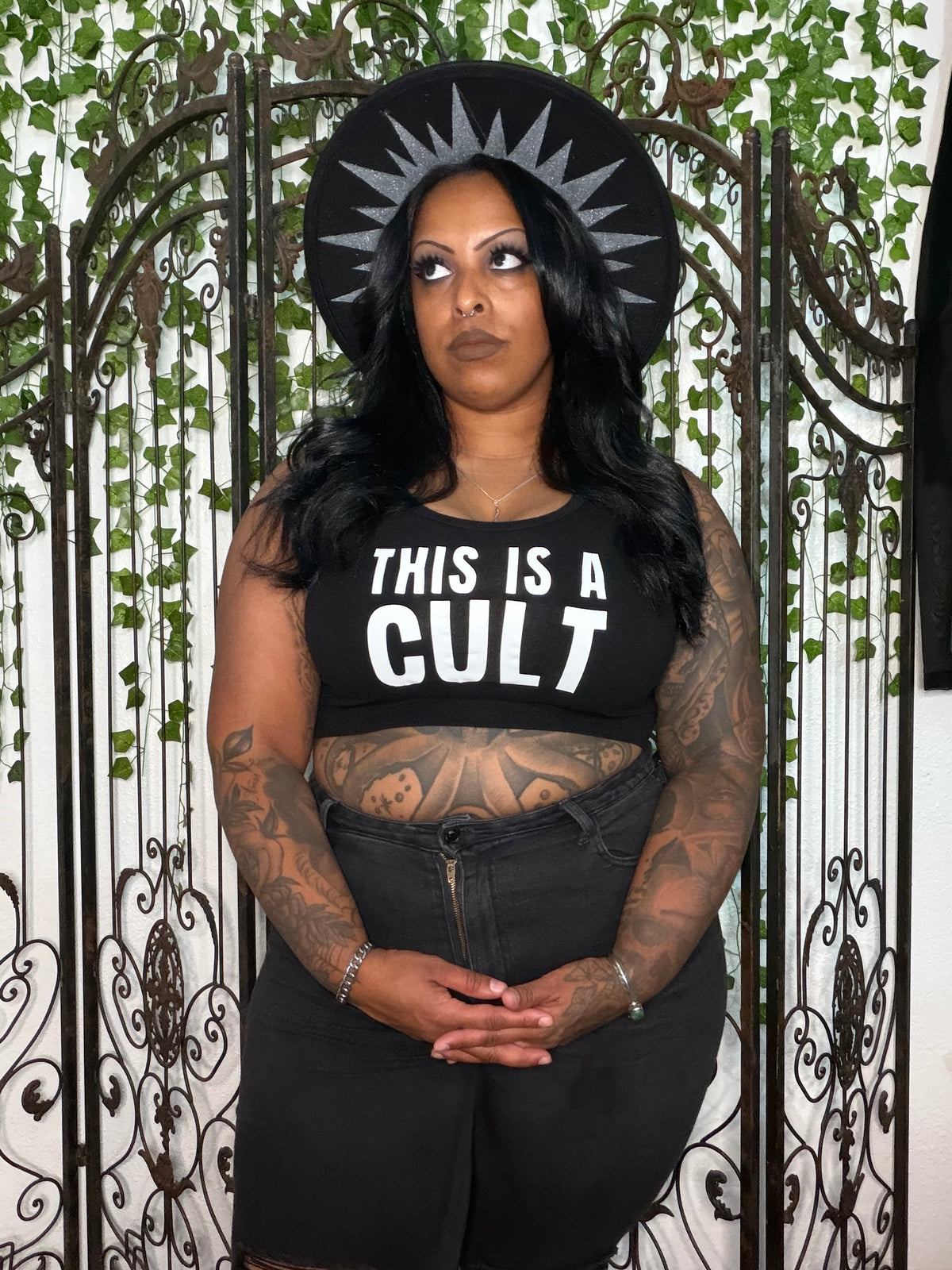 THIS IS A CULT CROPPED TANK