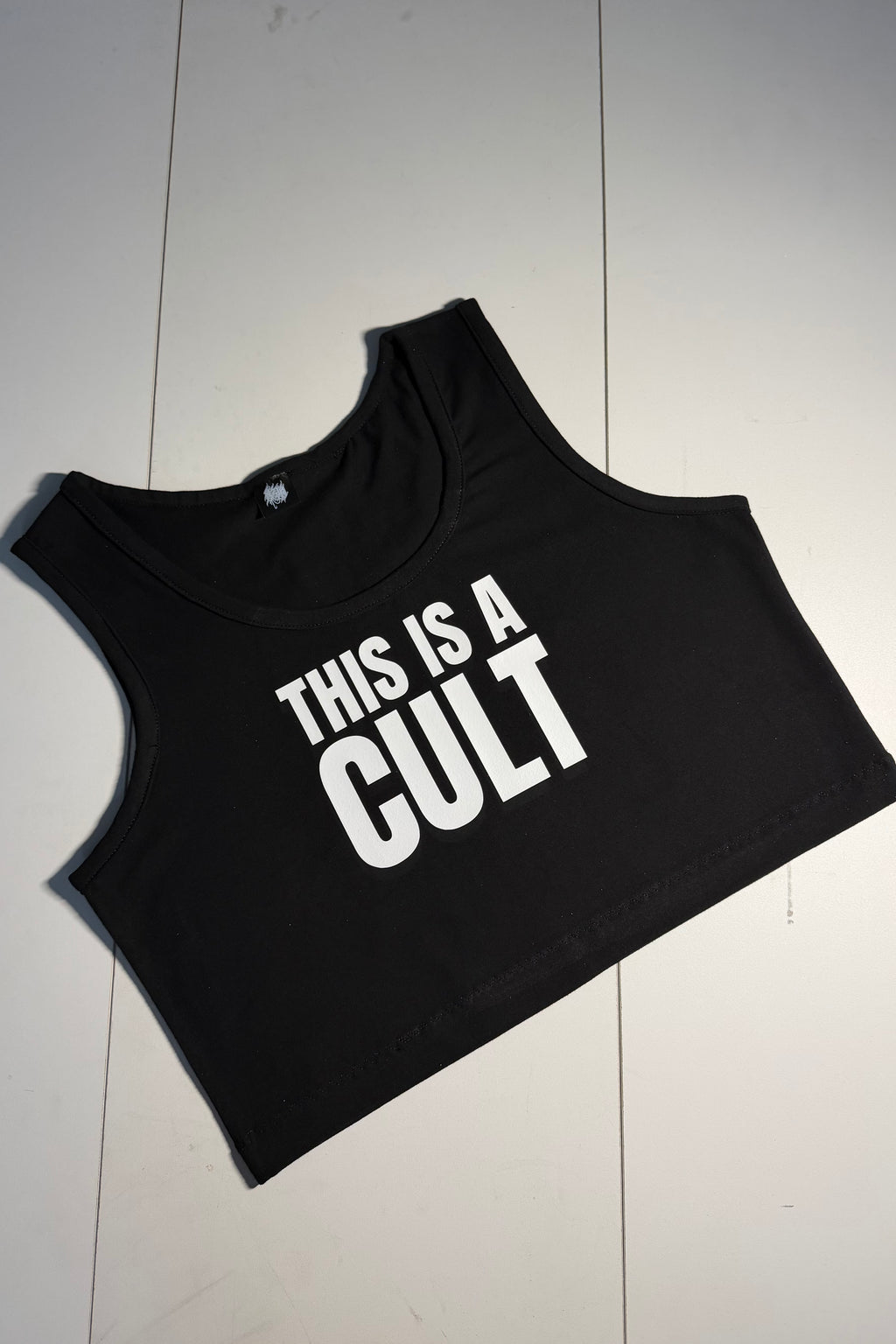 THIS IS A CULT CROPPED TANK