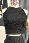PARANOID BACKLESS HALTER TOP - MADE TO ORDER