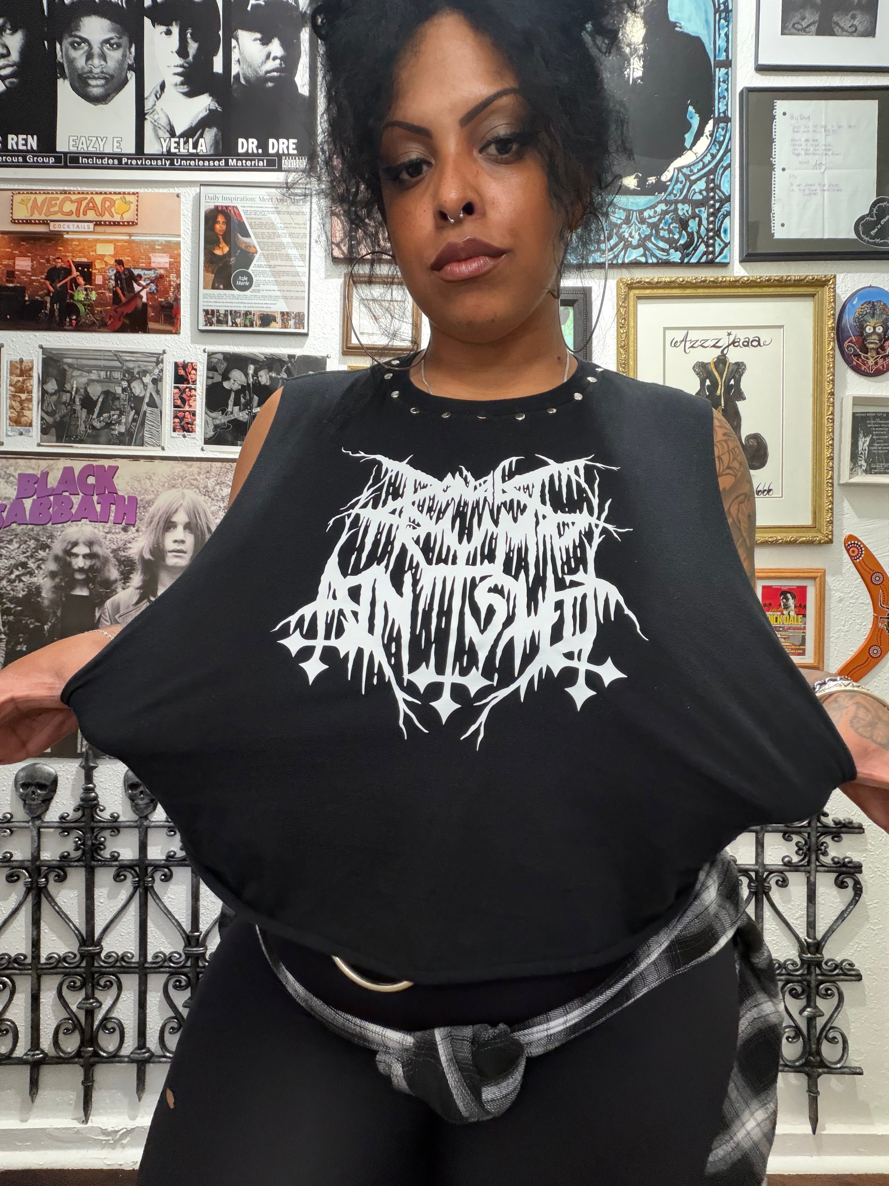 DONALD TRUMP AINT SHIT CROPPED MUSCLE TANK - PREORDER!!!