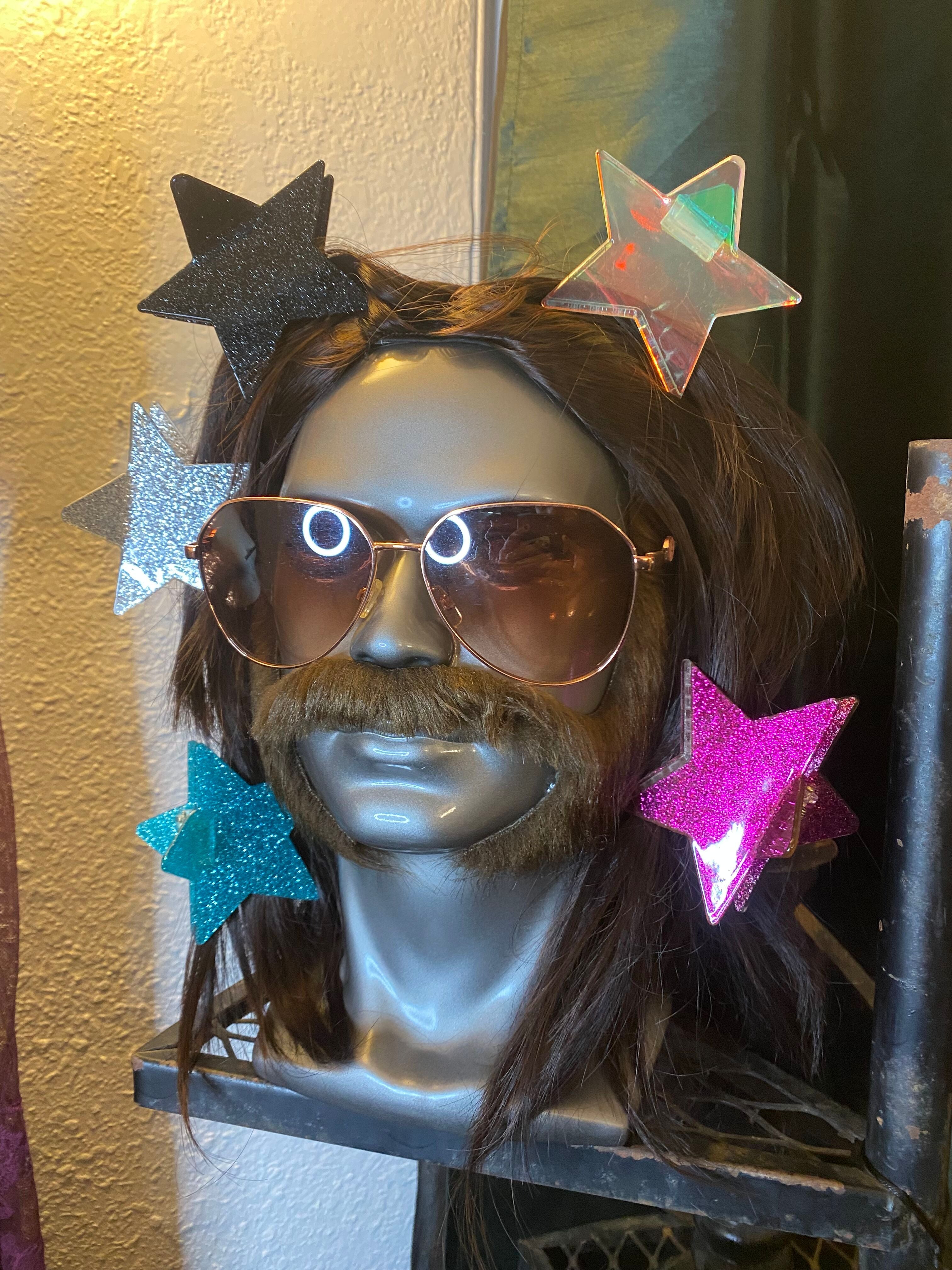 GLAM METAL STAR HAIR CLIPS